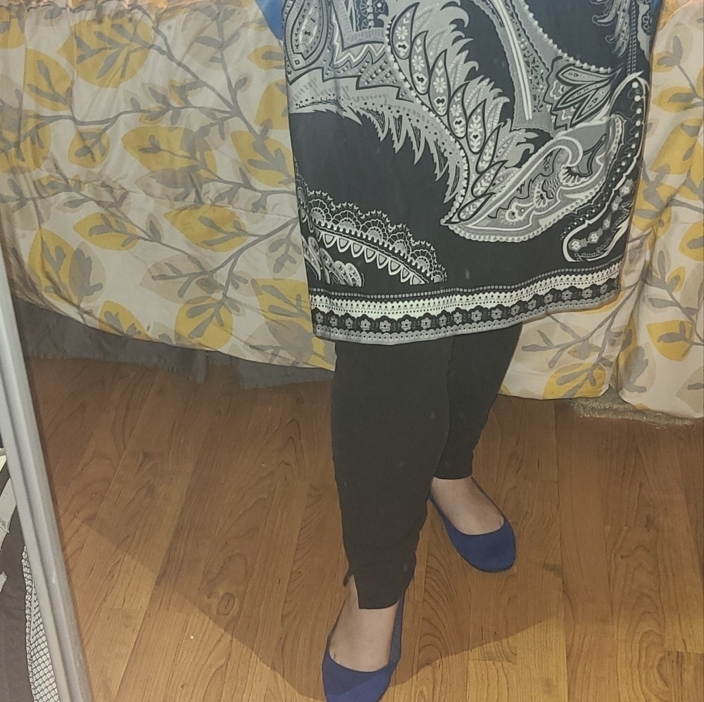 Eci paisley shirt dress L - Picture 4 of 4